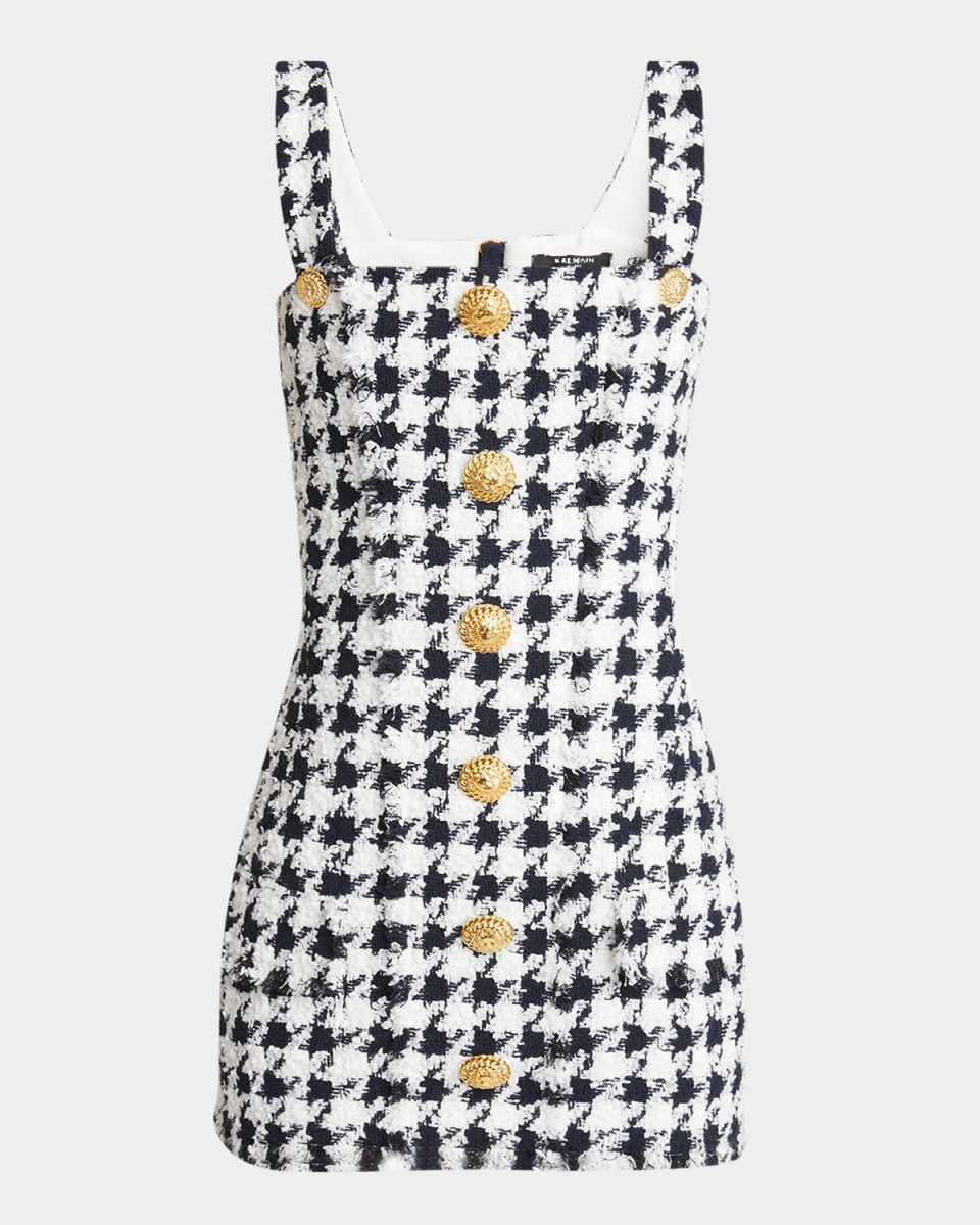 Houndstooth Mini Dress
